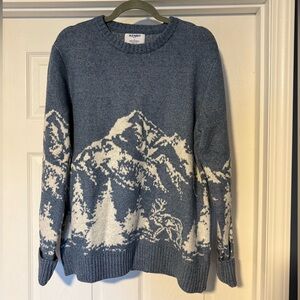 Old Navy Sosoft blue mountain crewneck sweater